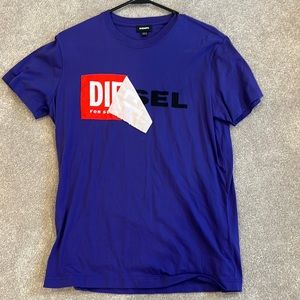 Diesel tshirt purple size medium